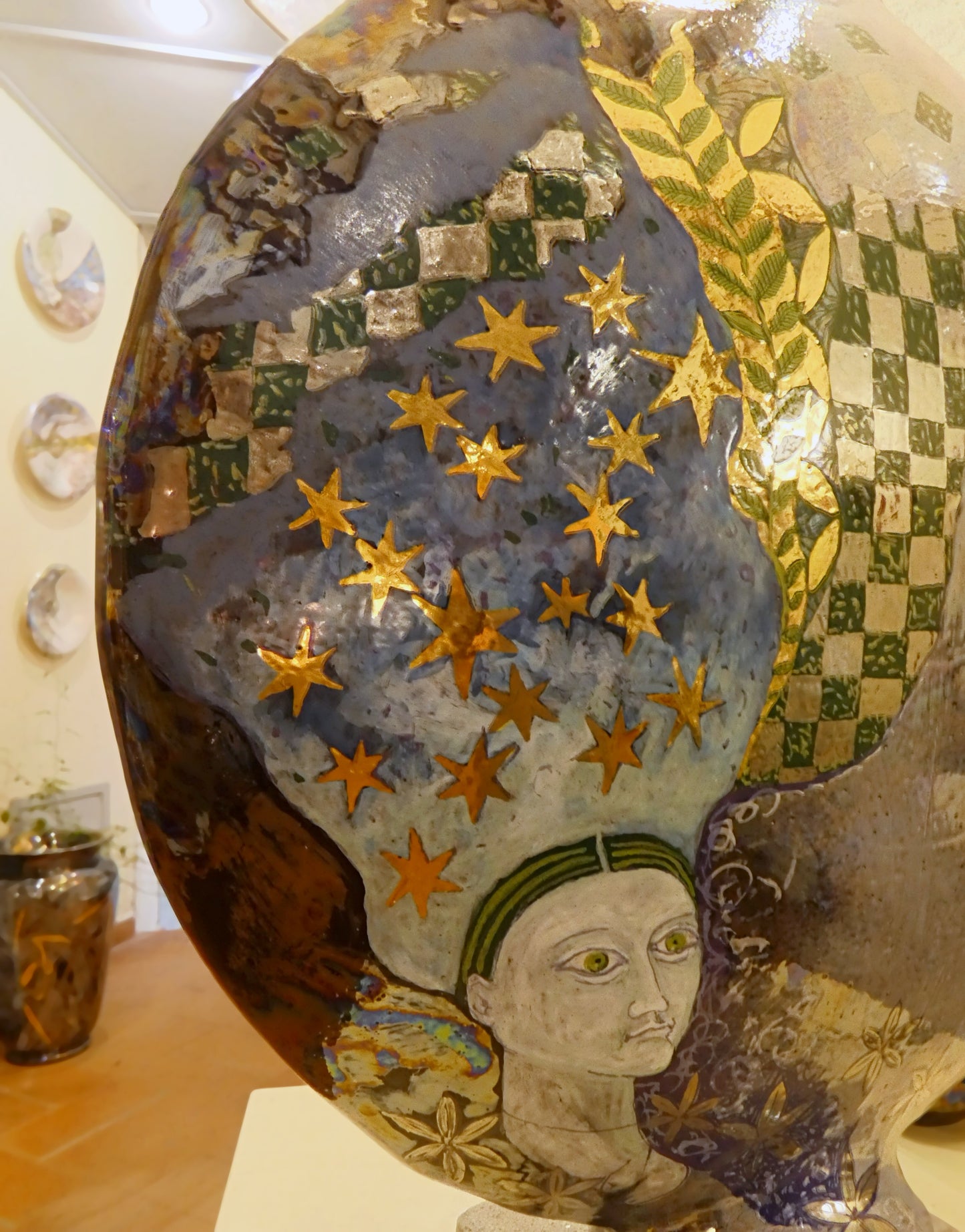 Lampada schiacciata Verticale