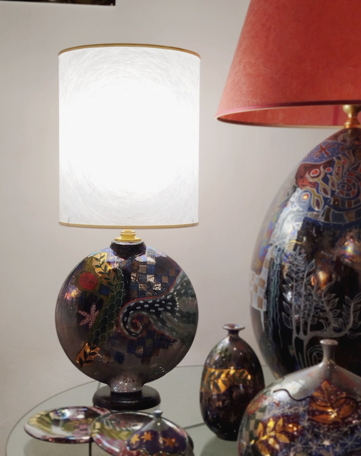 Lampada disco verticale