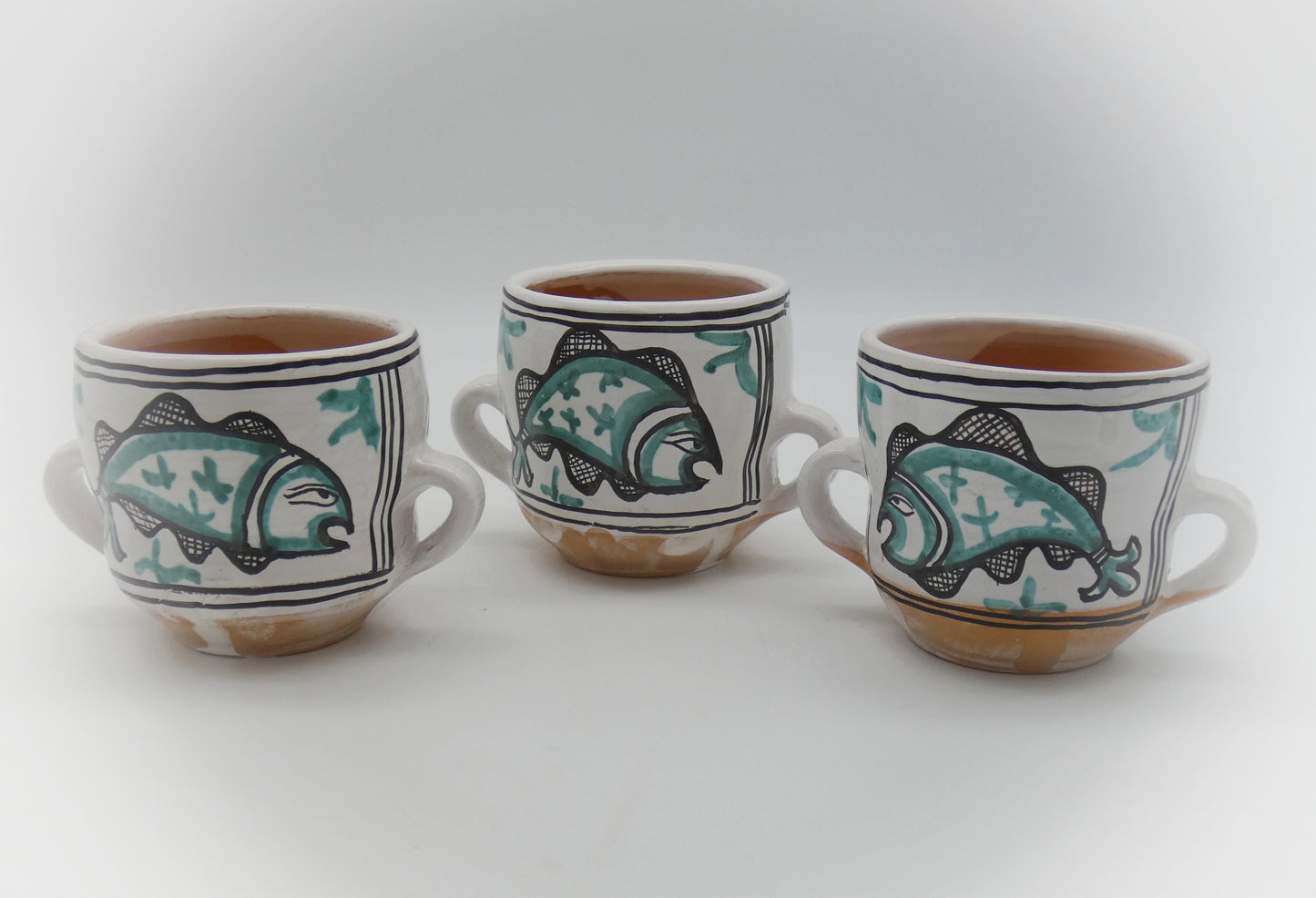 Two-handled glass