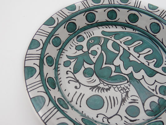 Catino Rinfrescatoio Verde Rame e Manganese