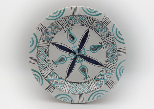 Catino Rinfrescatoio Verde Rame Manganese Blu Antico