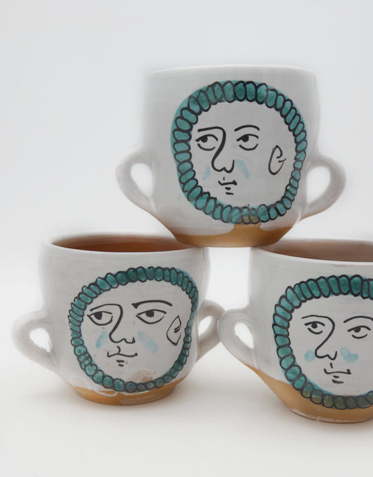 Two-handled glass
