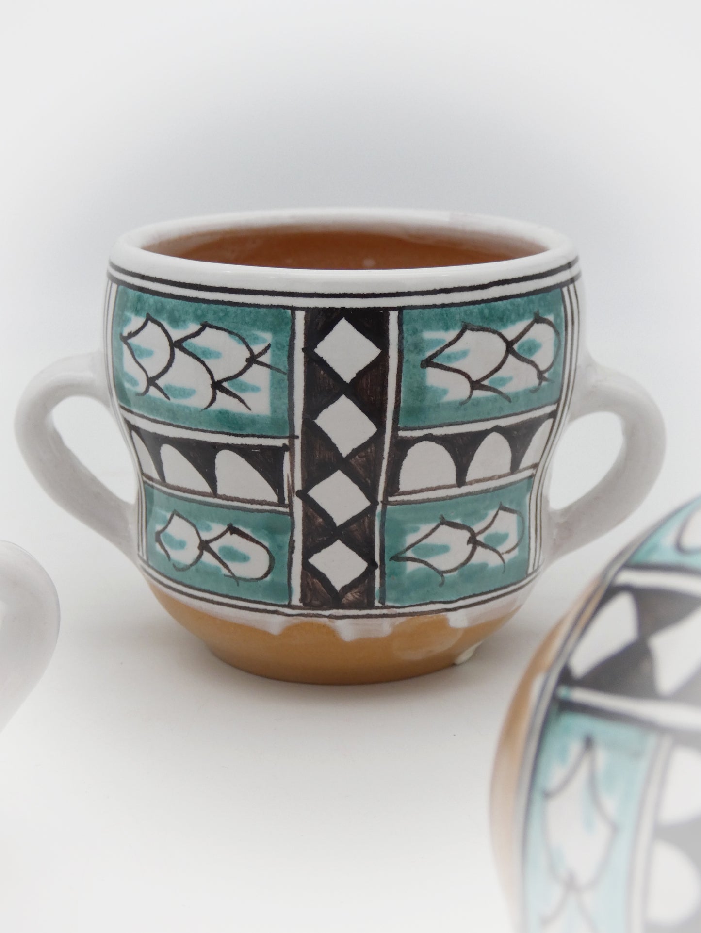 Two-handled glass