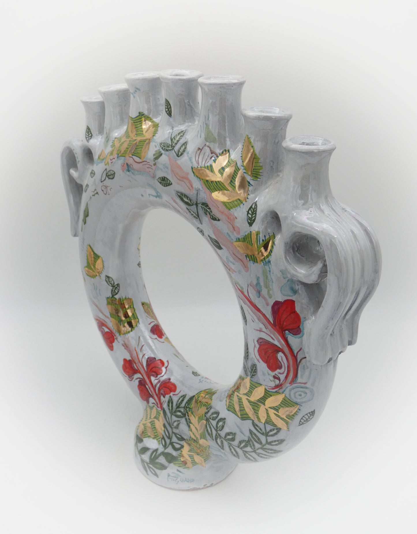 Menorah ad Anello Lustro, Oro e Platino