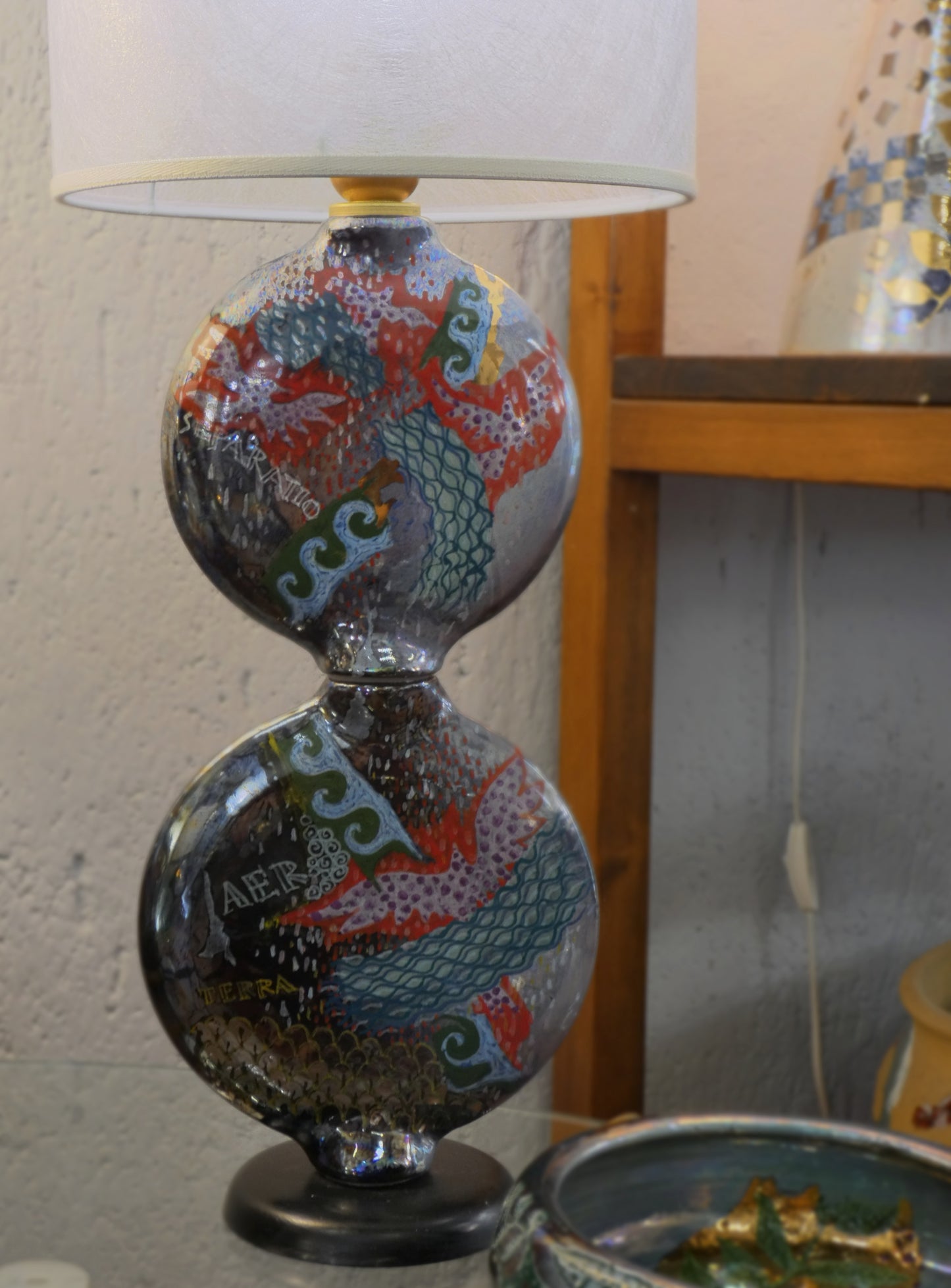 Lampada due dischi Lustro, Oro e Platino