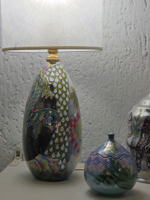 Lampada Goccia Lustro, Oro e Platino