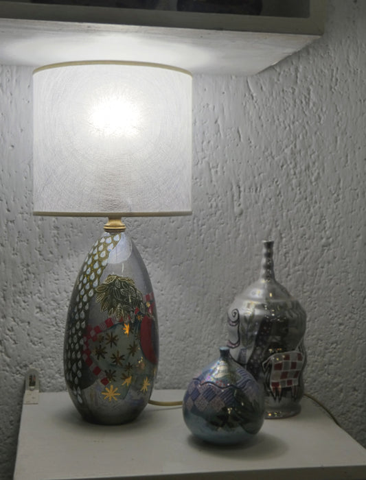 Lampada Goccia Lustro, Oro e Platino