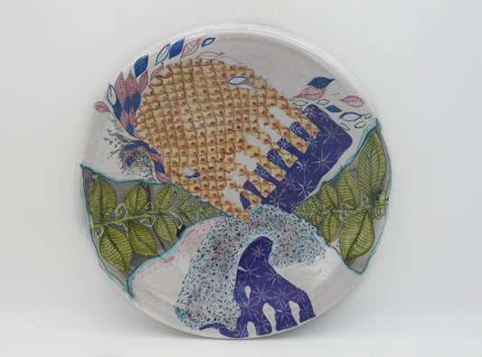 Display plate – Lustre, Gold & Platinum | Riflessi e Risonanze