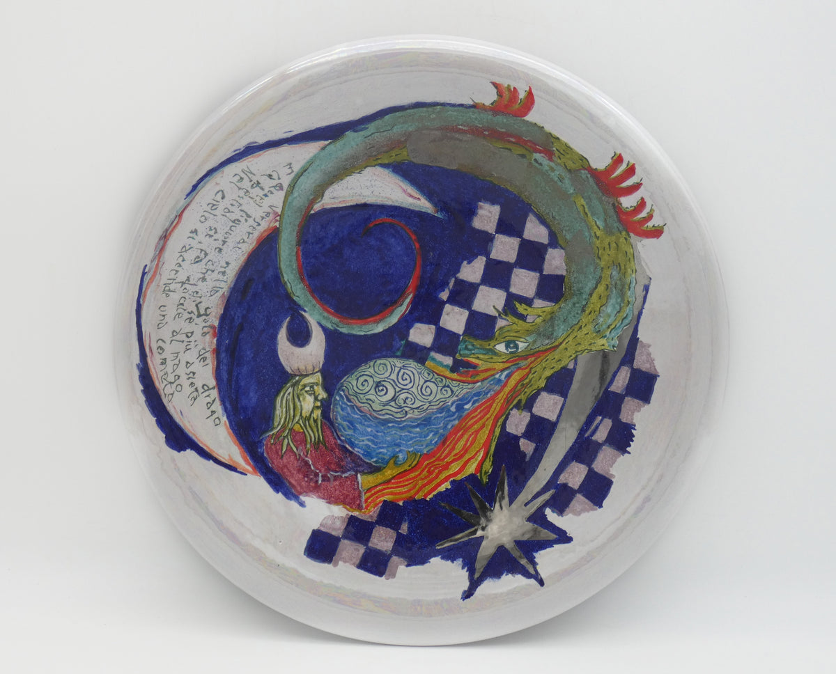 Plat d’apparat – Lustre, or et platine | Riflessi e Risonanze